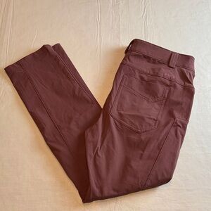 Duluth Flexpedition Rust Brown Slim Leg Pants Water Repellent Size 10 NWT